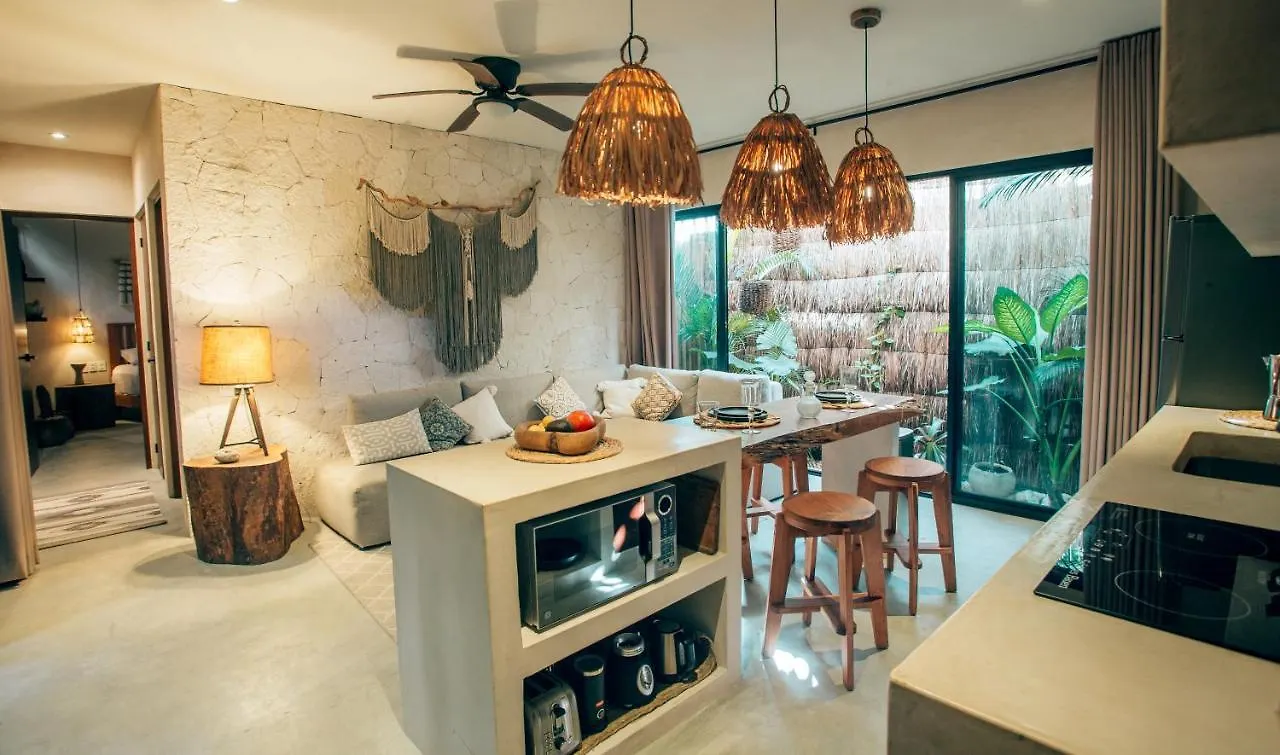 Vida Boho Apart 3 With Special Fee To Access Hotel Bardo Tulum Pueblo Appartement