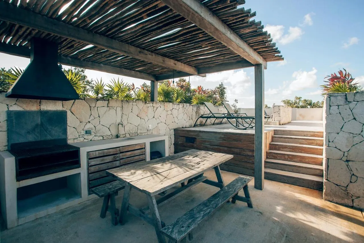 Vida Boho Apart 3 With Special Fee To Access Hotel Bardo Tulum Pueblo Appartement
